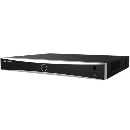 NVR Hikvision, 32 canale IP, AcuSense, 12MP, Recunoastere faciala, 256Mbps, 2x SATA, DS-7632NXI-K2(D)