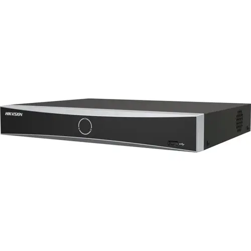 NVR HikVision AcuSense DS-7604NXI-K1/4P(D), 4 canale, 12 MP, 40 Mbps, functii smart, PoE