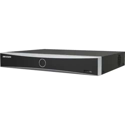 NVR Hikvision AcuSense HIKVISION DS-7608NXI-K2, 8 canale, 12MP, 4K (Negru)