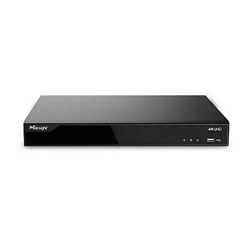 NVR Milesight Seria 5000 MS-N5016-NPE, 16 canale, 8MP, 16 PoE, 2x SATA