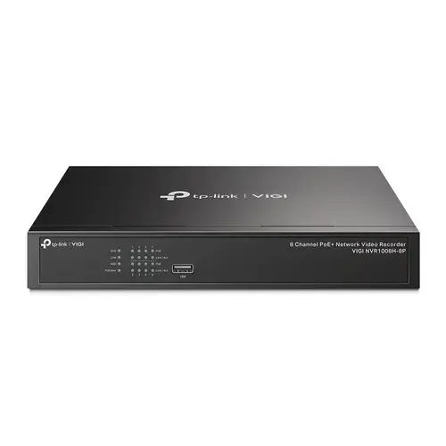 NVR TP-Link VIGI NVR1008H-8P, 8 canale, 8 MP, plug & play, PoE
