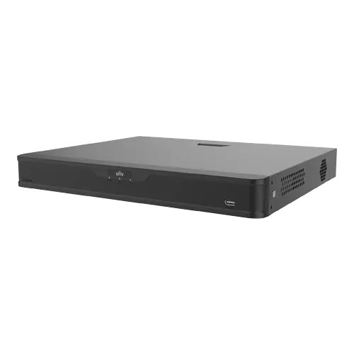 NVR UNV, 16 canale PoE, 2xSATA, Ultra 265, HDMI‑4K, Tehnologie AI, NVR302-16B-P16-IQ