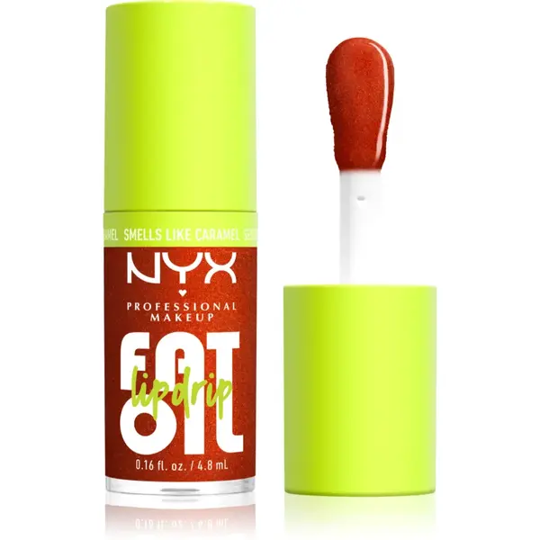 NYX Professional Makeup Fat Oil Lip Drip ulei pentru buze culoare Caramelt Mami 4.8 ml
