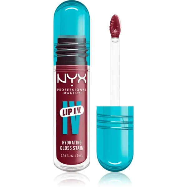 NYX Professional Makeup Lip IV luciu de buze rezistent cu efect de hidratare culoare 07 - BUBBLEGUM BURST 5 ml