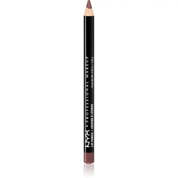 NYX Professional Makeup Slim Lip Pencil creion de buze cu trasare precisă culoare Mauve 1 g