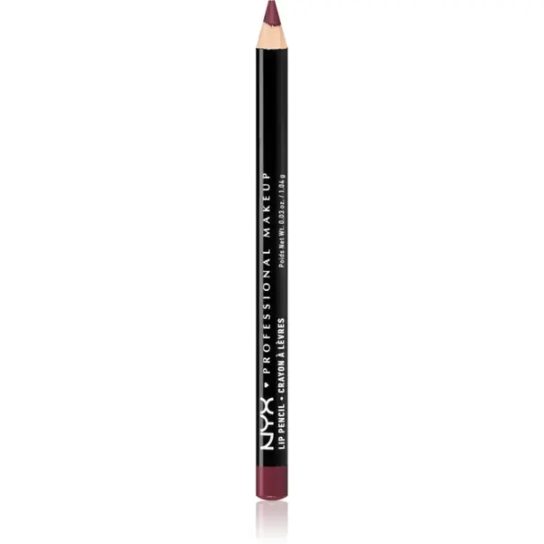 NYX Professional Makeup Slim Lip Pencil creion de buze cu trasare precisă culoare 804 Cabaret 1 g