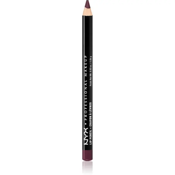 NYX Professional Makeup Slim Lip Pencil creion de buze cu trasare precisă culoare Prune 1 g