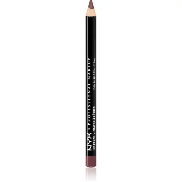 NYX Professional Makeup Slim Lip Pencil creion de buze cu trasare precisă culoare 809 Mahogany 1 g