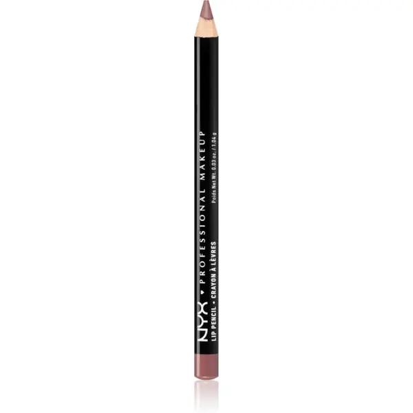 NYX Professional Makeup Slim Lip Pencil creion de buze cu trasare precisă culoare Nude Pink 1 g