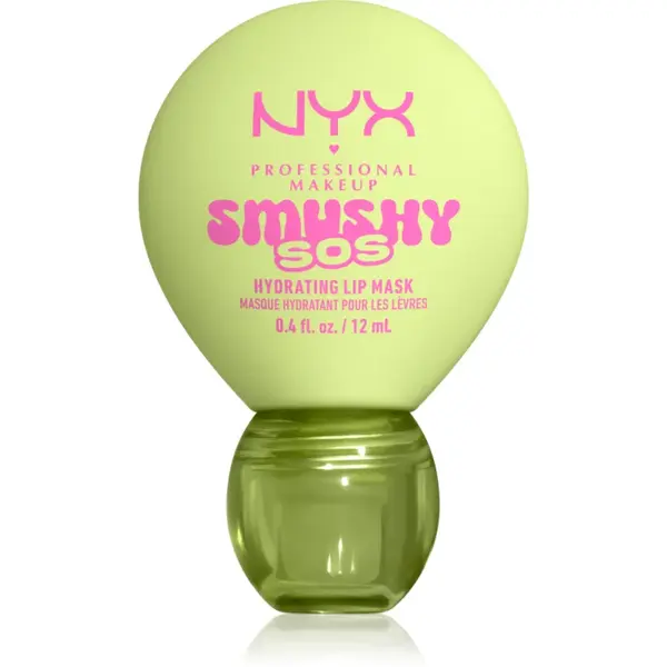 NYX Professional Makeup Smushy SOS mască hidratantă pentru buze culoare 01 Green Sereni-Tea 12 ml