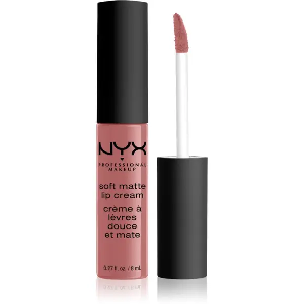 NYX Professional Makeup Soft Matte Lip Cream ruj lichid mat, cu textură lejeră culoare 38 Toulouse 8 ml