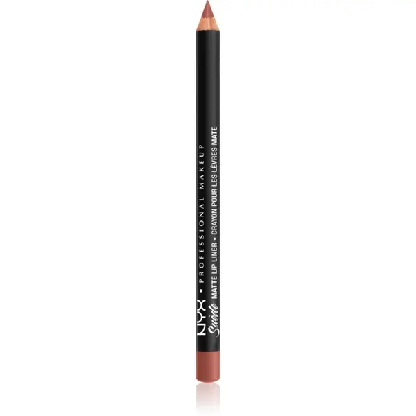 NYX Professional Makeup Suede Matte Lip Liner dermatograf mat de buze culoare 52 Free Spirit 1 g