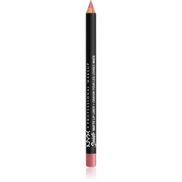 NYX Professional Makeup Suede Matte Lip Liner dermatograf mat de buze culoare 09 Tea & Cookies 1 g