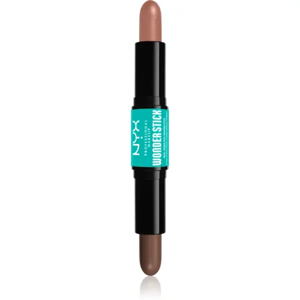 NYX Professional Makeup Wonder Stick Dual Face Lift baton pentru dublu contur culoare 03 Light Medium 2x4 g