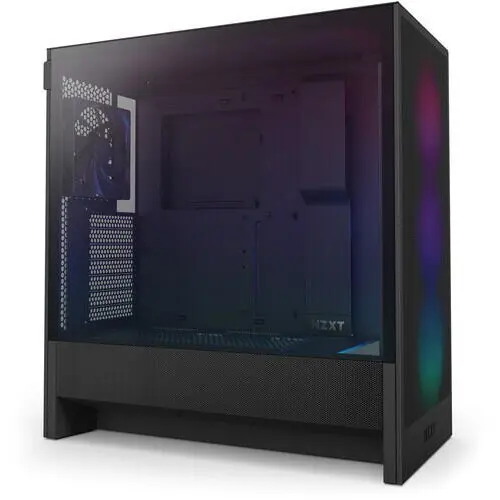 NZXT Carcasa NZXT H5 Flow RGB (2024), Mid-Tower, ATX, Negru