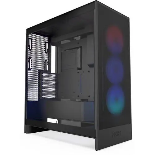 NZXT Carcasa NZXT H7 Flow RGB (2024), Mid-Tower, ATX, Negru