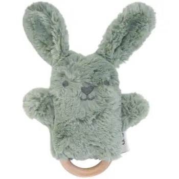 O.B Designs Bunny Soft Rattle Toy jucărie de pluș cu zornăitoare