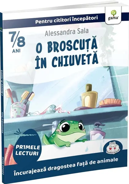 O broscuta în chiuveta
