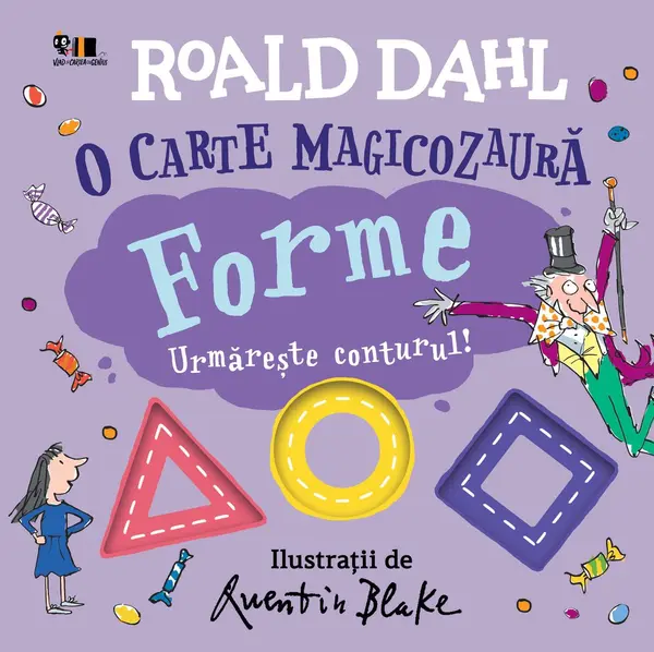 O carte magicozaură. Forme. Urmărește conturul! - Roald Dahl