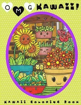 O.M.G. Kawaii: Kawaii Coloring Book: Kawaii, Cute Coloring Book, Adult Coloring Book, Paperback/Lightburst Media