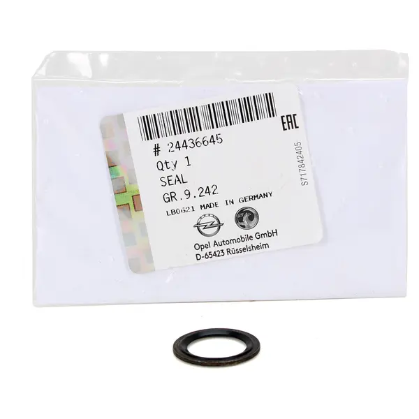 O-ring conducta A/C 25.2MM X 17.1MM la compresor OE OPEL 24436645