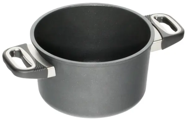 Oală adâncă AMT - 26 cm, 6.5 L, neagră