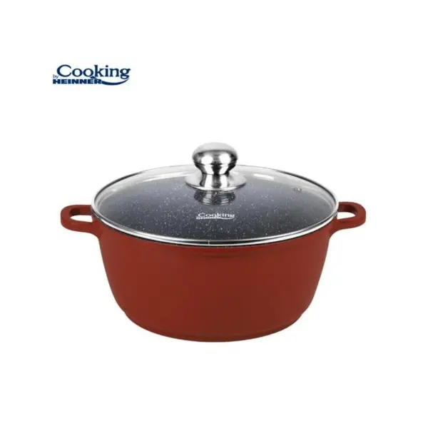 Oala Cooking by Heinner Calabria, Diametru 26 cm, Volum 5.3 l, Capac