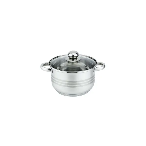 Oala cu capac Floria ZLN-4069, Inox, 24 x 15 cm, 5.5 L