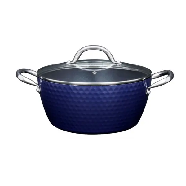 Oala din Ceramica si Inox cu Capac, Diamond, Baza Inductie, 20 cm