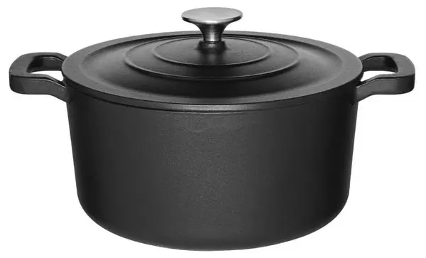 Oală din fontă Maku – cu capac, 24 cm, 5.2 l