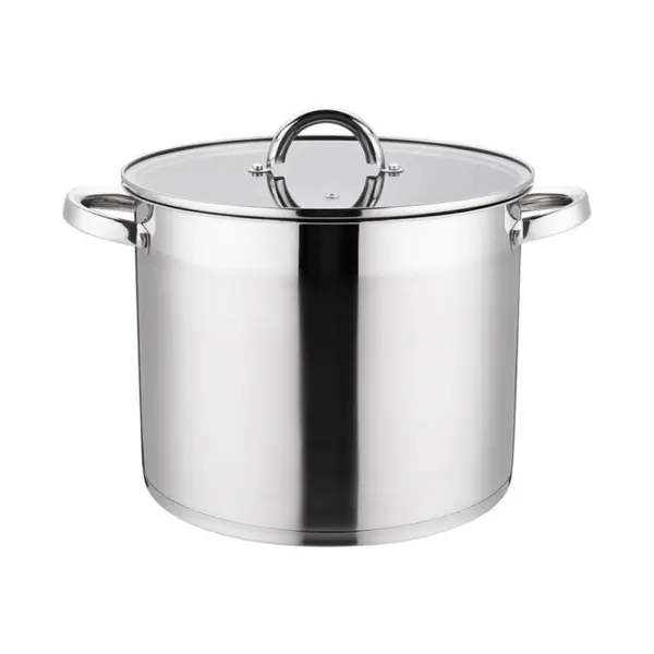 Oala din Inox cu Capac din Sticla, 20 cm, 5.30 l, Grunberg