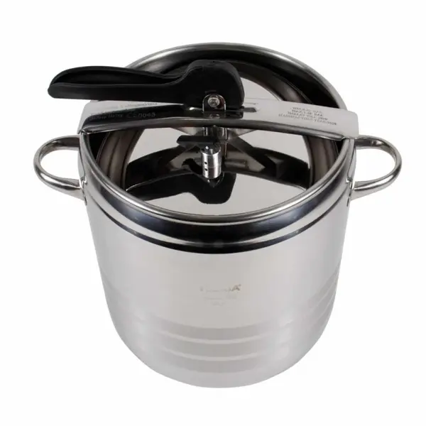 Oala Inteligenta din Inox, Sub Presiune, cu Capac, 11 l, Argintiu