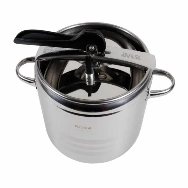 Oala Inteligenta din Inox, Sub Presiune, cu Capac, 9 l, Argintiu