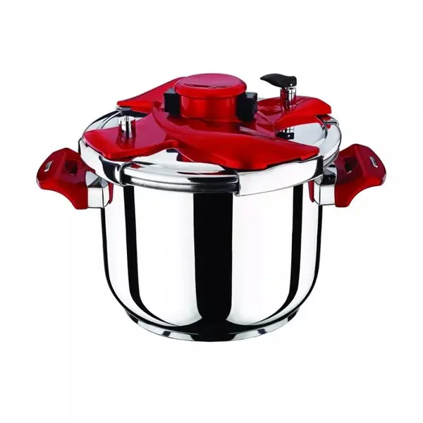 Oala sub Presiune din Inox, Galaxy, 23.5 cm, 7 l, Argintiu, Perfect Home