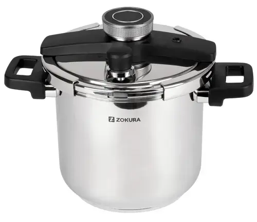 Oala sub presiune Zokura Z1474, inox, 22cm/7,5L