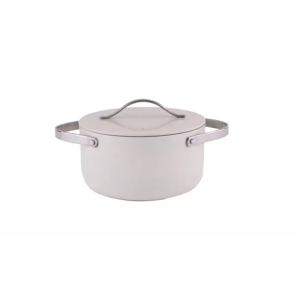 Oala Zilan ZLN0873 din 5 straturi de material, 24 cm diametru, manere nituite din otel inoxidabil