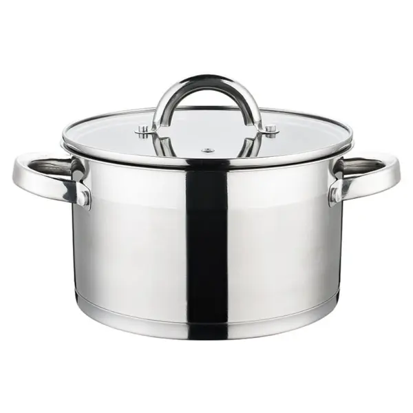 Oale din Inox Grunberg, cu Capac, 20 cm, 3.5 l