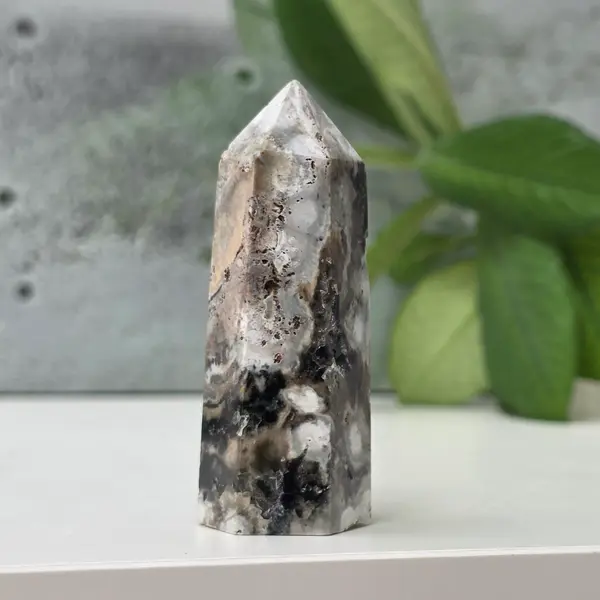 Obelisc agat muschi model 2