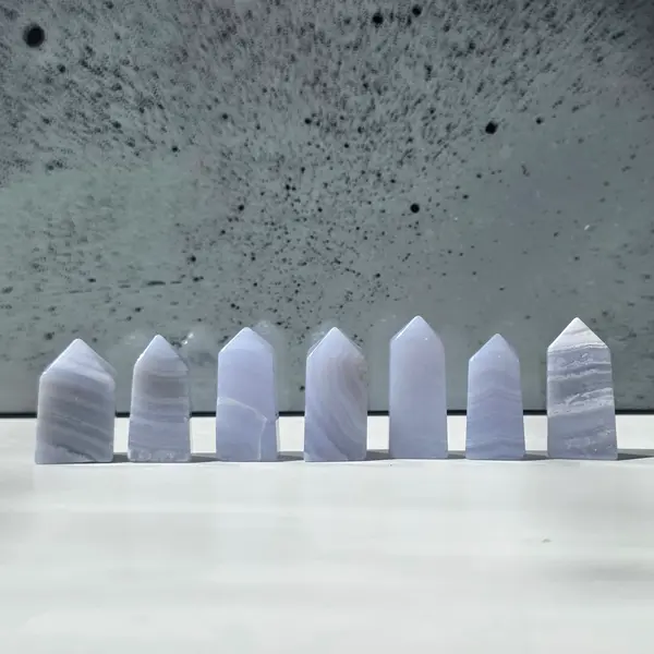 Obelisc calcedonie albastra | Model MINI