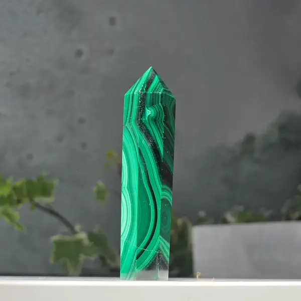 Obelisc malachit unicat | Model 10