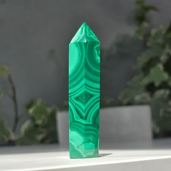 Obelisc malachit unicat | Model 3