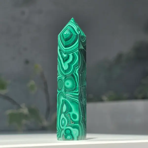 Obelisc malachit unicat | Model 9