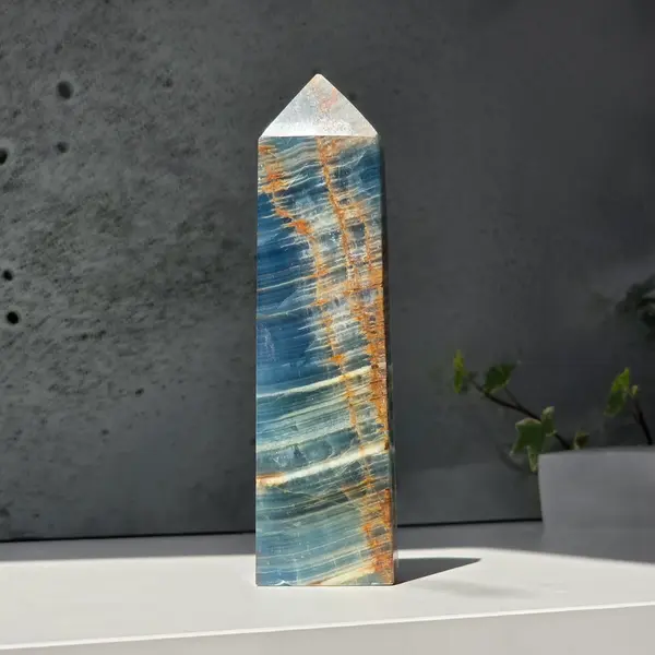 Obelisc onix albastru| Model 2