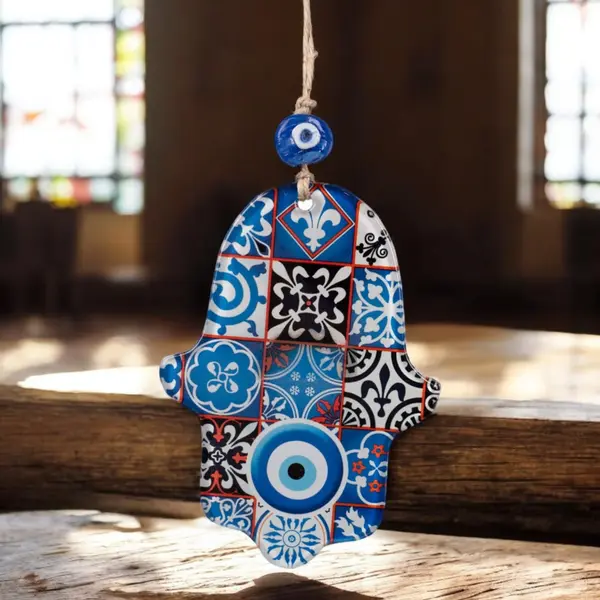 Obiect decorativ din sticlă Palma Maicii Domnului pentru protecție spirituală - Default Title