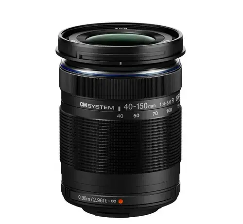 Obiectiv Foto Mirrorless OM System 40-150mm F4-5.6 R, Montura MFT, Autofocus (Negru)