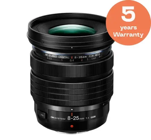 Obiectiv Foto Mirrorless OM System 8-25mm F4 ED Pro, Montura MFT, Autofocus