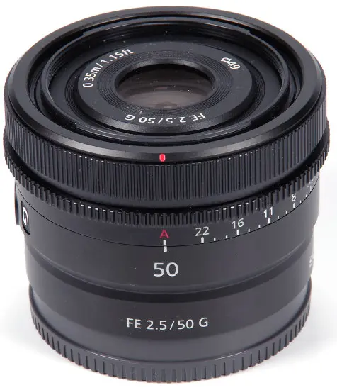 Obiectiv foto Sony - FE, 50mm, f/2.5 G