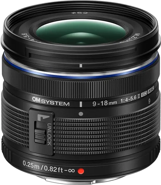 Obiectiv OM SYSTEM M.Zuiko Digital ED 9-18mm f/4-5.6 II (Micro Four Thirds)