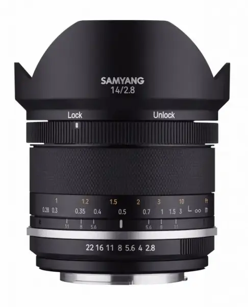 Obiectiv Samyang 14mm F2.8, Full Frame, montura Sony E (Negru)