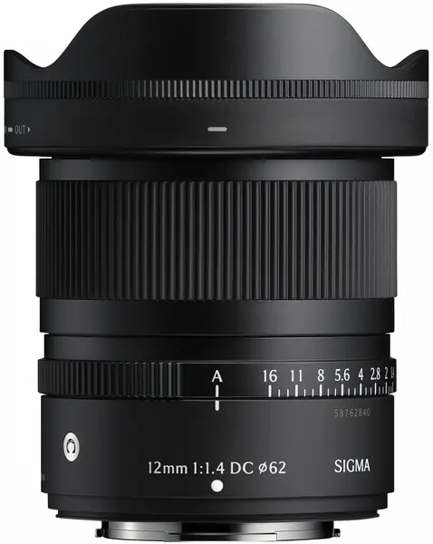 Obiectiv Sigma - 12 mm, f/1.4 DC Contemporary, Fujifilm X mount